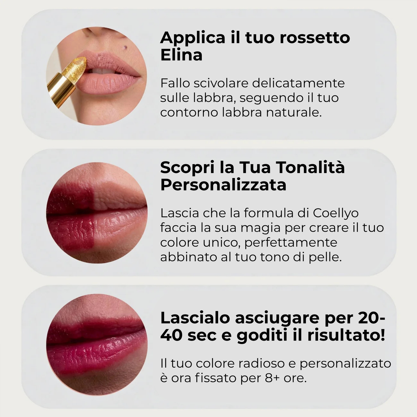 Elina Beauty - Rossetto adattivo al pH